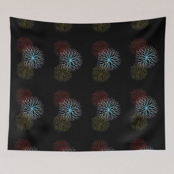 Item preview, Tricolor Fractal Burst RGB on Black designed and sold by Fractalyze.