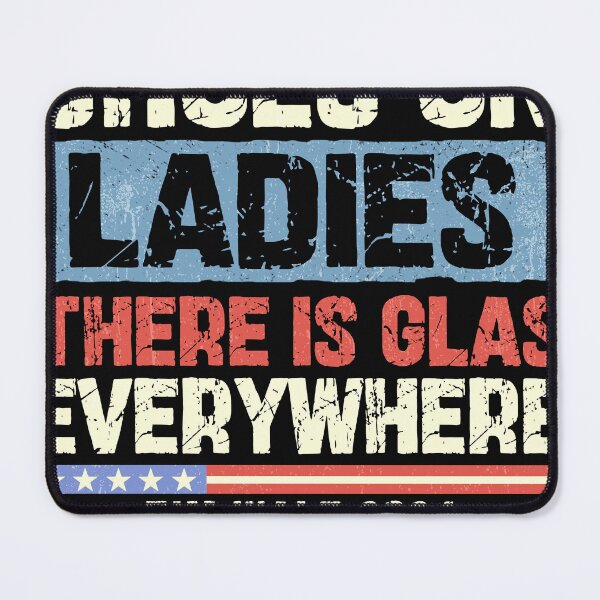 Item preview, Shoes on Ladies There is glass everywhere Harris Walz 2024 designed and sold by RayanSmiley.