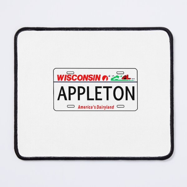 Item preview, Appleton Wisconsin License Plate designed and sold by delmarvastickers.