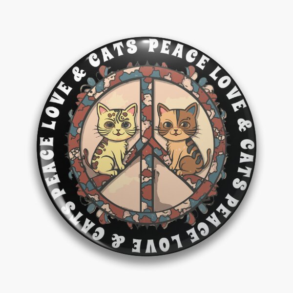 Item preview, Peace Love Cats T Shirt designed and sold by PetSafari.