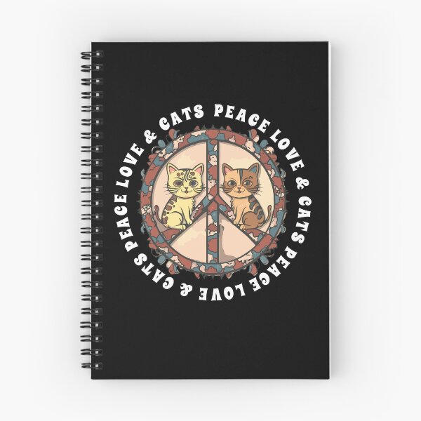 Item preview, Peace Love Cats T Shirt designed and sold by PetSafari.