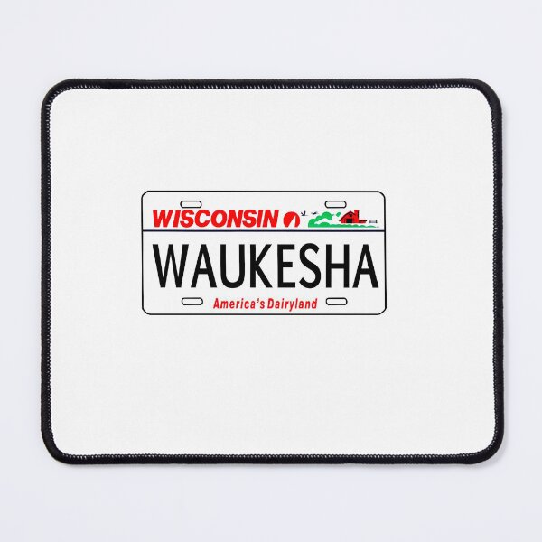 Item preview, Waukesha Wisconsin License Plate designed and sold by delmarvastickers.