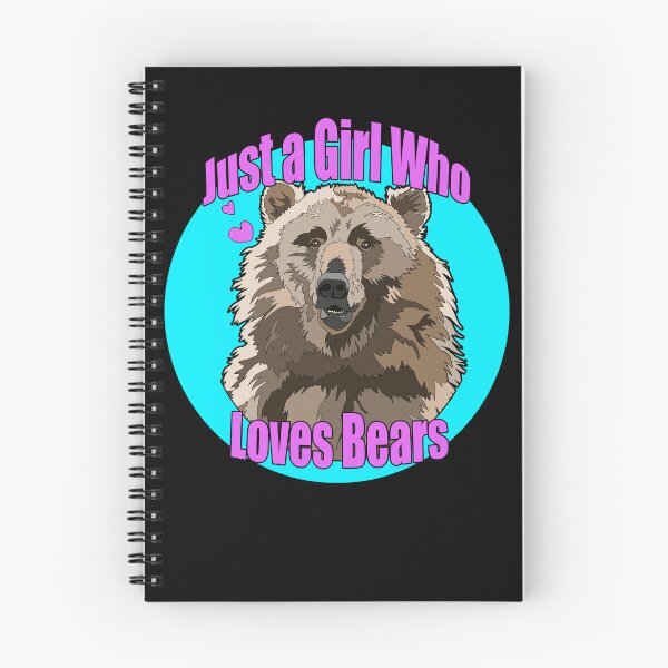 Item preview, Just a Girl who Loves Bears | Gift for Bear Lover designed and sold by Marian Murdoch.