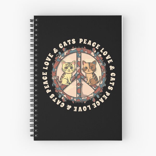 Item preview, Peace Love Cats T Shirt designed and sold by PetSafari.