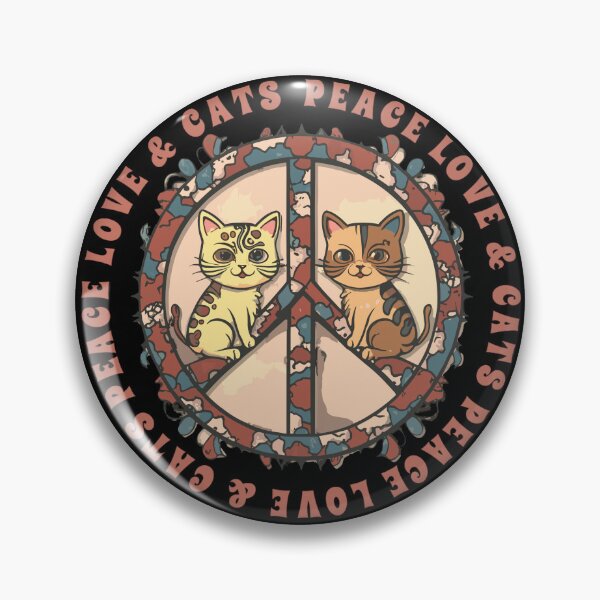 Item preview, Peace Love Cats T Shirt designed and sold by PetSafari.