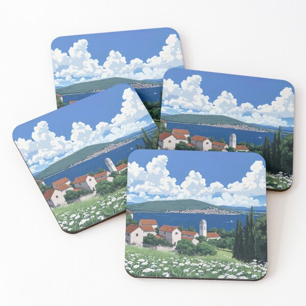 Item preview, Croatia landscape | Anime style designed and sold by ComicsFactory.