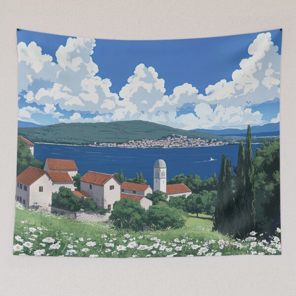 Item preview, Croatia landscape | Anime style designed and sold by ComicsFactory.