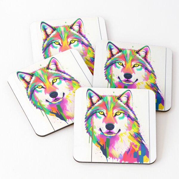 Item preview, Abstract Wolf Sticker designed and sold by PetSafari.