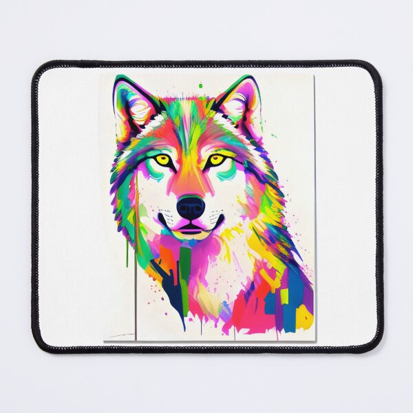 Item preview, Abstract Wolf Sticker designed and sold by PetSafari.