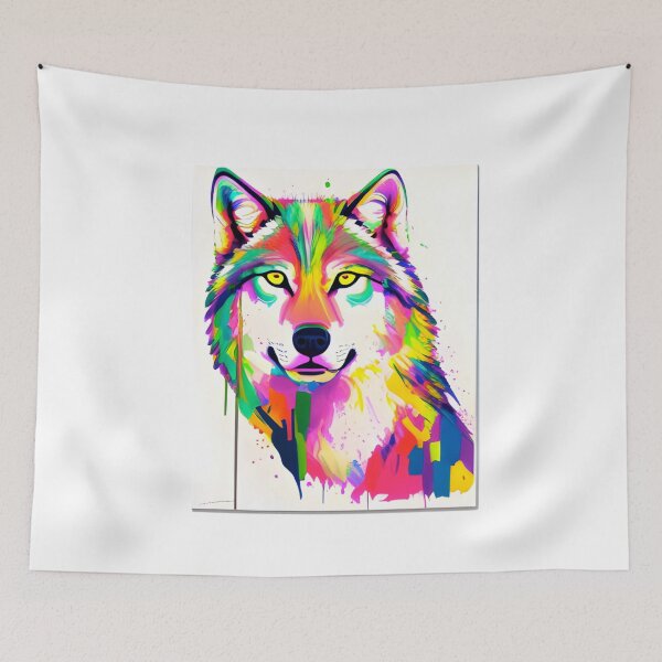 Item preview, Abstract Wolf Sticker designed and sold by PetSafari.