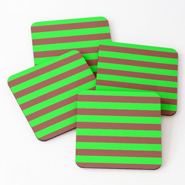 Item preview, Brown Green Stripes designed and sold by PatternTitan.
