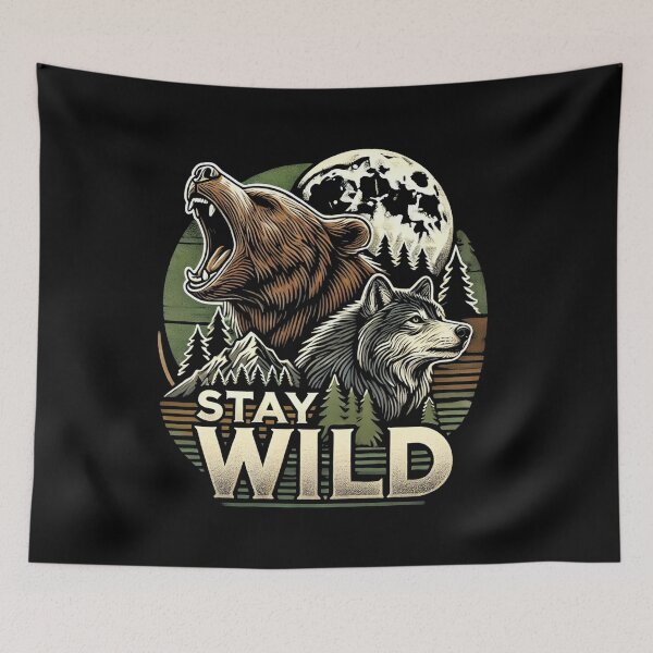 Item preview, Stay Wild Nature Lover designed and sold by DuxDesigns.