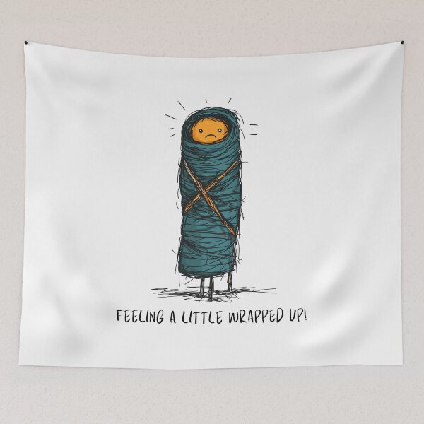 Item preview, Felling A Little Wrapped Up! designed and sold by PencilpictureT.