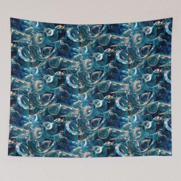 Item preview, blue Hand Blown Glass in Seattle, Wa designed and sold by taylaphotos.