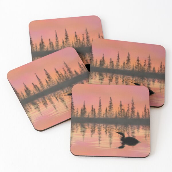 Item preview, Lake at Sunset designed and sold by Alexandra Sutherland.