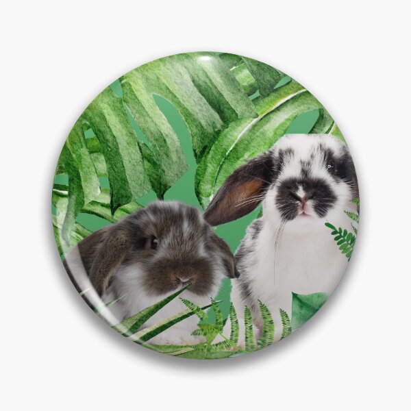 Item preview, Bunnies and Foliage designed and sold by WhiteSoftPetals.