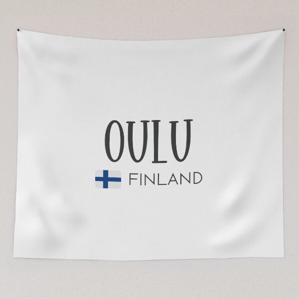Aperçu de l'œuvre Oulu - Finlande créée et vendue par StudioRedKoala.