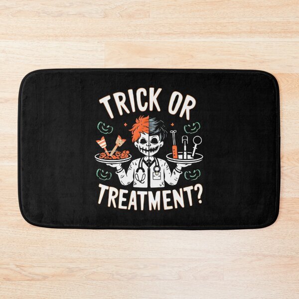 Item preview, Trick or treatment, funny med school and Halloween designed and sold by NoetherSym.