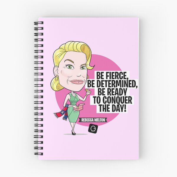 Item preview, Rebecca Welton - Be Fierce, Be Determined, Be Ready to Conquer the Day designed and sold by EggZibit.