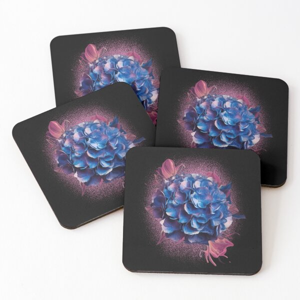 Item preview, Beautiful blue hydrangea flower designed and sold by MargoMalej.