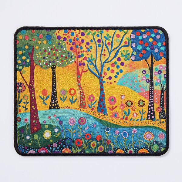 Item preview, Floral Folk Art Forest  designed and sold by Neika Shimm Designs.