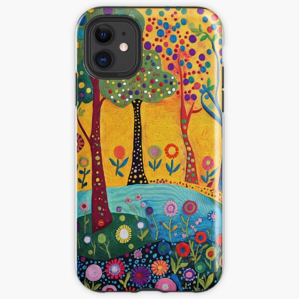 Item preview, Floral Folk Art Forest  designed and sold by Neika Shimm Designs.