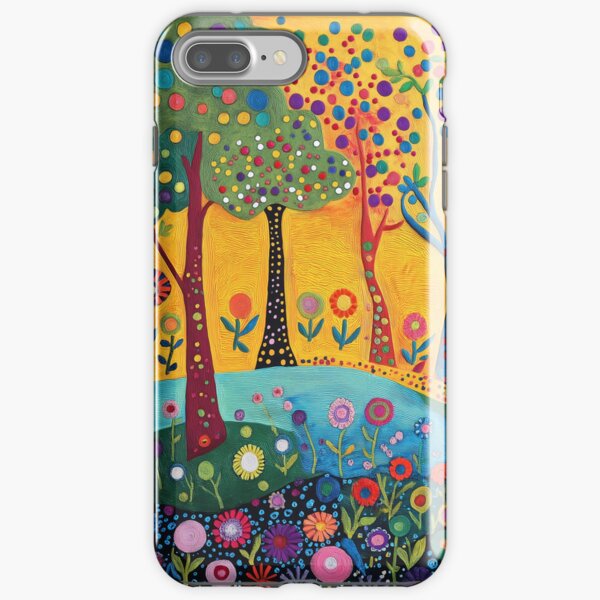 Item preview, Floral Folk Art Forest  designed and sold by Neika Shimm Designs.