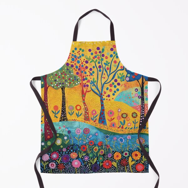 Item preview, Floral Folk Art Forest designed and sold by Neika Shimm Designs.