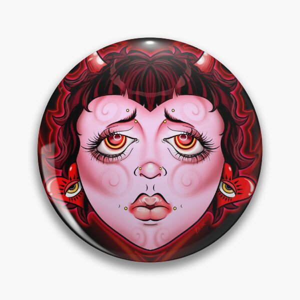 Item preview, Devil Doll Head designed and sold by vindella.