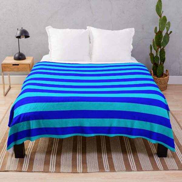 Item preview, Light and Dark Blue Stripes designed and sold by PatternTitan.