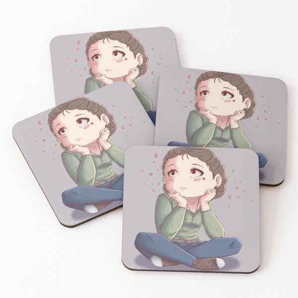 Item preview, Thoughtful Chibi Girl designed and sold by Valentine Delavaux.