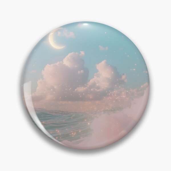 Item preview, Pastel Foamy Sea Waves Art designed and sold by DreamyArtDesign.