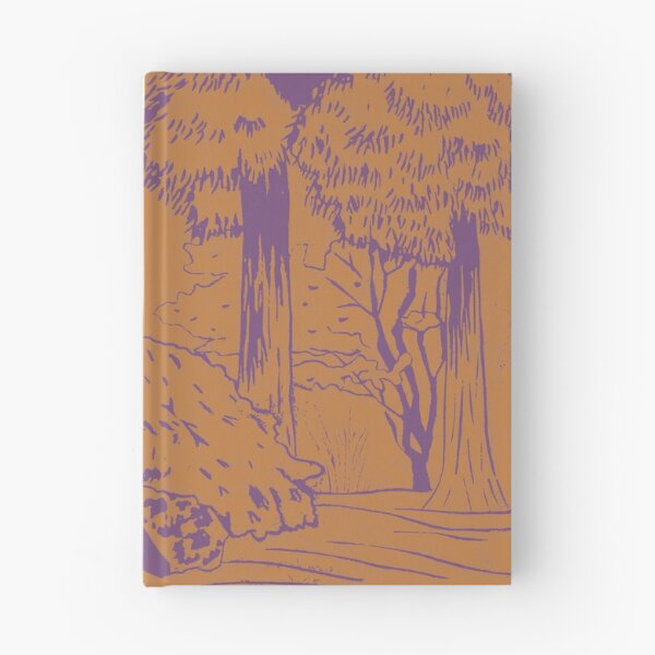 Item preview, Japanese Garden with Pagoda Linocut Print - Plum + Rust designed and sold by Irene Estelle.