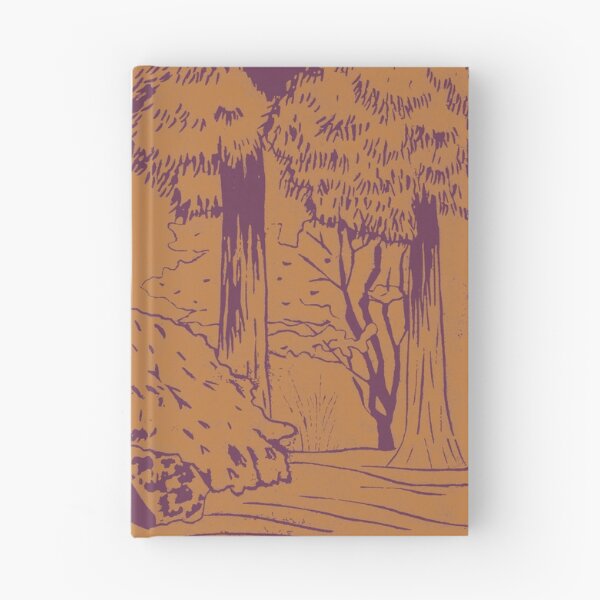 Item preview, Japanese Garden with Pagoda Linocut Print - Beet + Rust designed and sold by Irene Estelle.