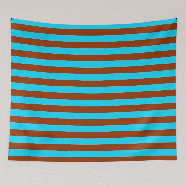 Item preview, Blue Brown Stripes designed and sold by PatternTitan.