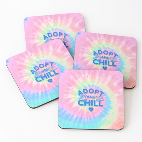 Item preview, Adopt and Chill Pastel Tie Dye designed and sold by TammySwarek.