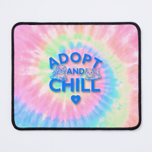 Item preview, Adopt and Chill Pastel Tie Dye designed and sold by TammySwarek.