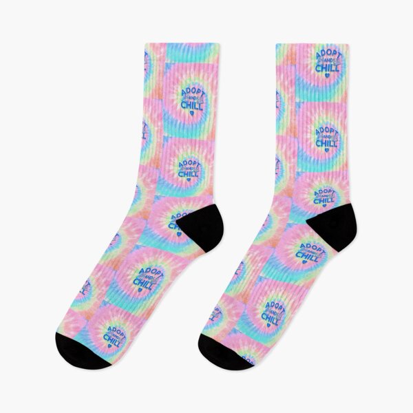 Item preview, Adopt and Chill Pastel Tie Dye designed and sold by TammySwarek.