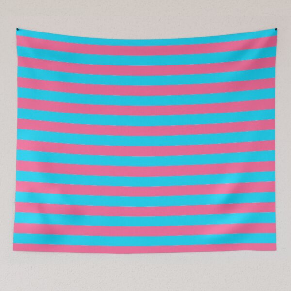 Item preview, Blue Pink Stripes designed and sold by PatternTitan.
