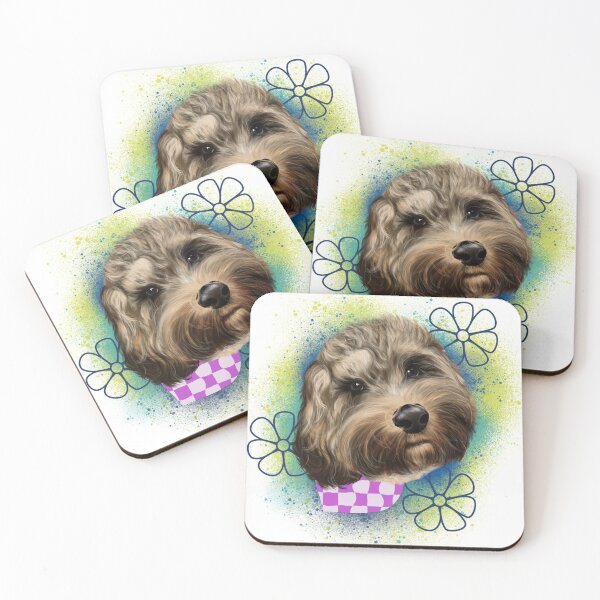 Item preview, Cockapoo illustration, Cute Cockapoo, Groovy Cockapoo Art designed and sold by CEB1700.