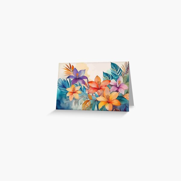 Item preview, Vintage Hawaiian Florals Collection: Hibiscus Garden designed and sold by J Marielle Designs.