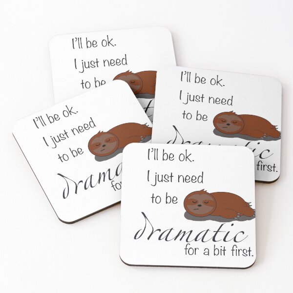Item preview, Dramatic Sloth designed and sold by UnhrriedTrsrs.
