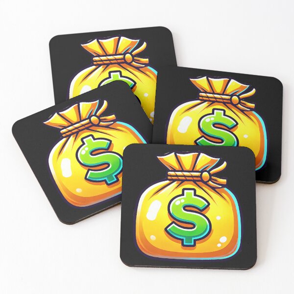 Item preview, Square Moneybag Icon Symbol | Sack Full of Money  designed and sold by Zuriel Hargrove.