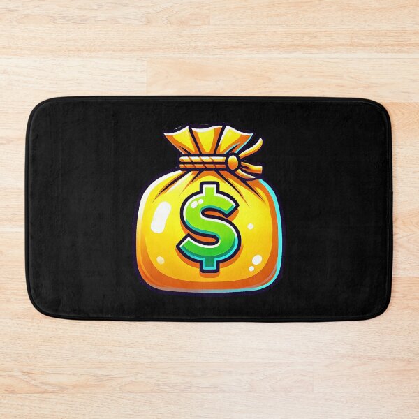 Item preview, Square Moneybag Icon Symbol | Sack Full of Money  designed and sold by Zuriel Hargrove.