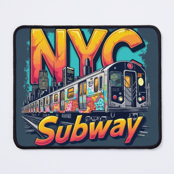 Item preview, New York Subway NYC Subway illustration Train Graffiti designed and sold by MayaDelaye.