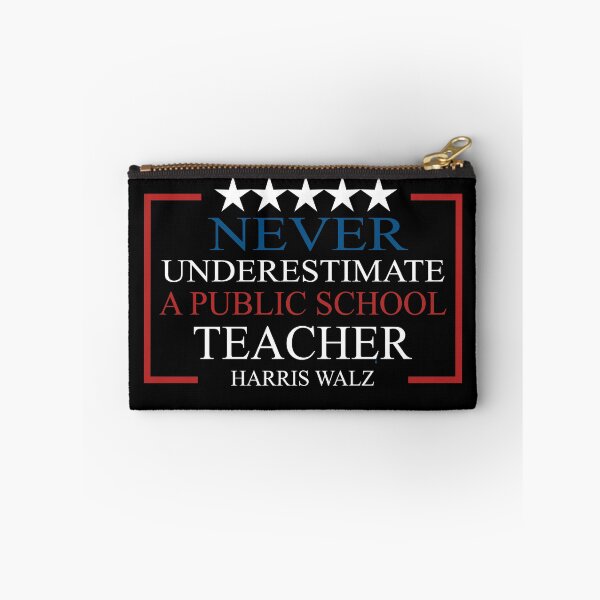 Item preview, Never Underestimate A Public School Teacher Harris Waltz designed and sold by AxelBrook.