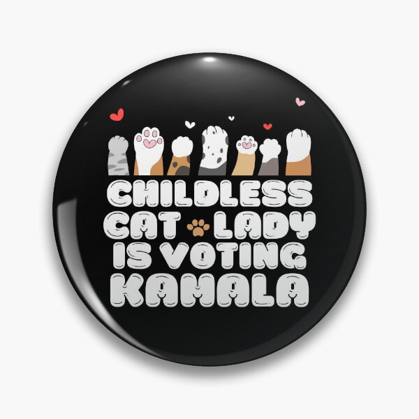 Item preview, Childless-Cat-Lady-Is-Voting-Kamala designed and sold by Only Legends.
