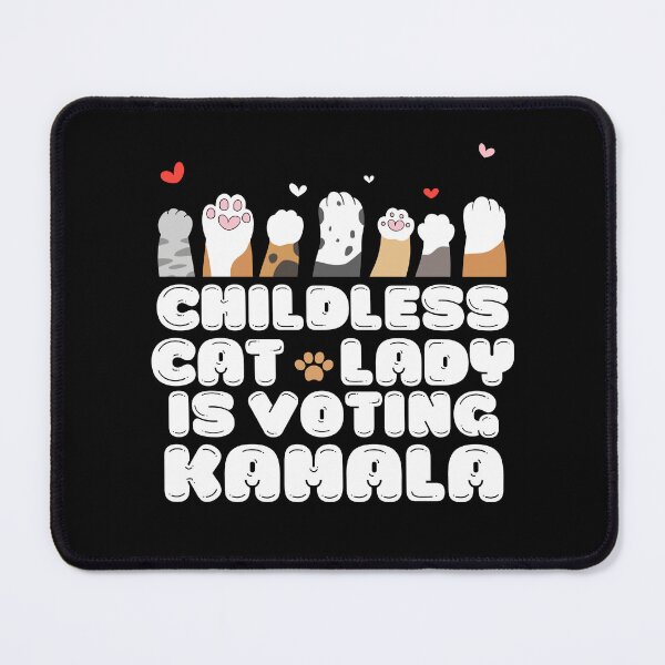 Item preview, Childless-Cat-Lady-Is-Voting-Kamala designed and sold by Only Legends.