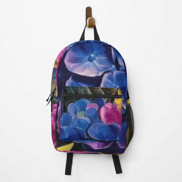 Item preview, Beautiful blue hydrangea flower with yellow shadow designed and sold by MargoMalej.
