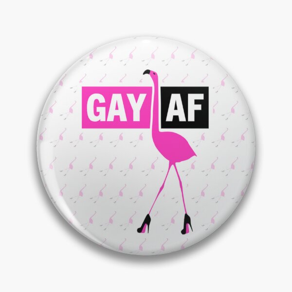 Item preview, Gay AF(lamingo) designed and sold by ProudlyPeculiar.
